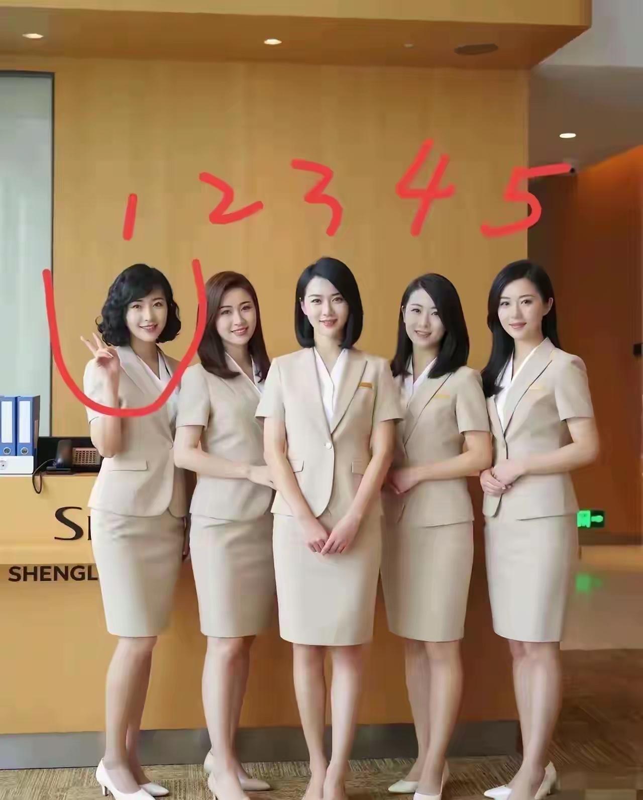 下面五个实习秘书只能转正一位，如果你是董事长，你会选择留下几号？
