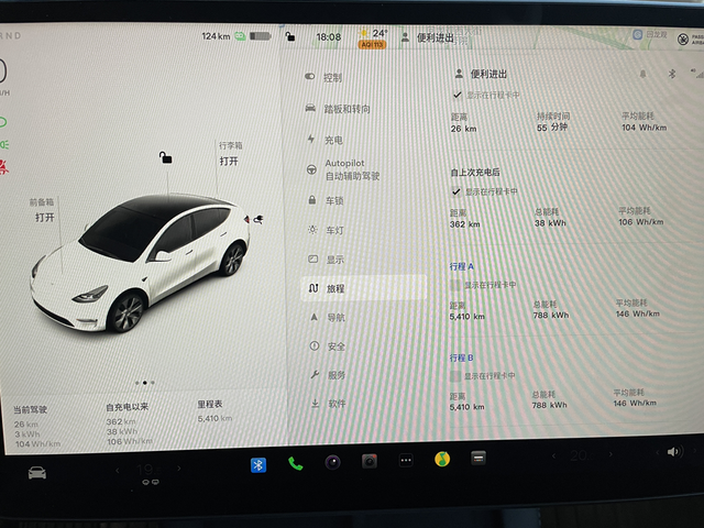 modelY5000公里真实续航目前跑了5000多公里，这次是截止到目前为止显