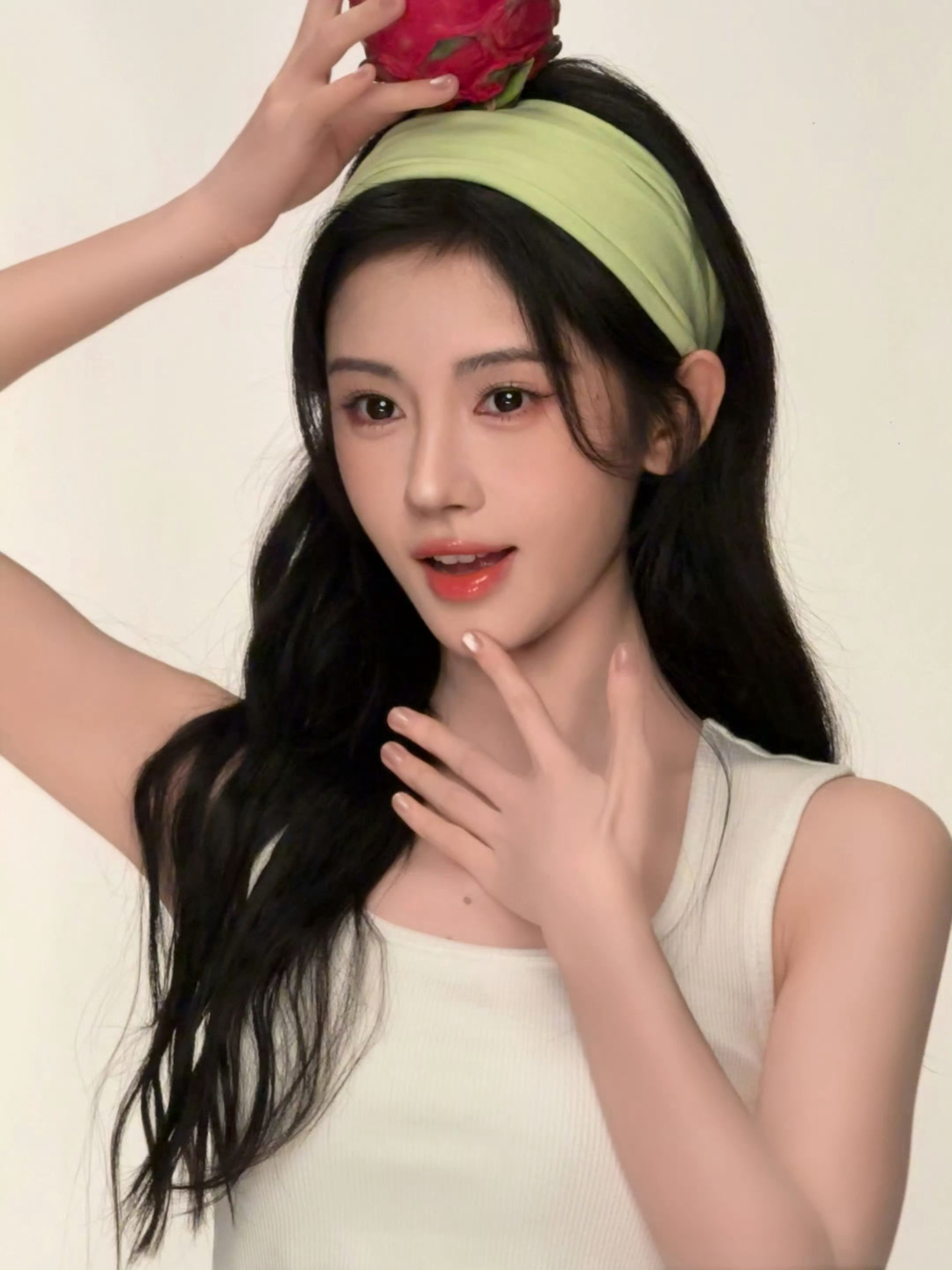 鞠婧祎甜心果汁妆好好看[爱心]宝宝太可爱了​​​