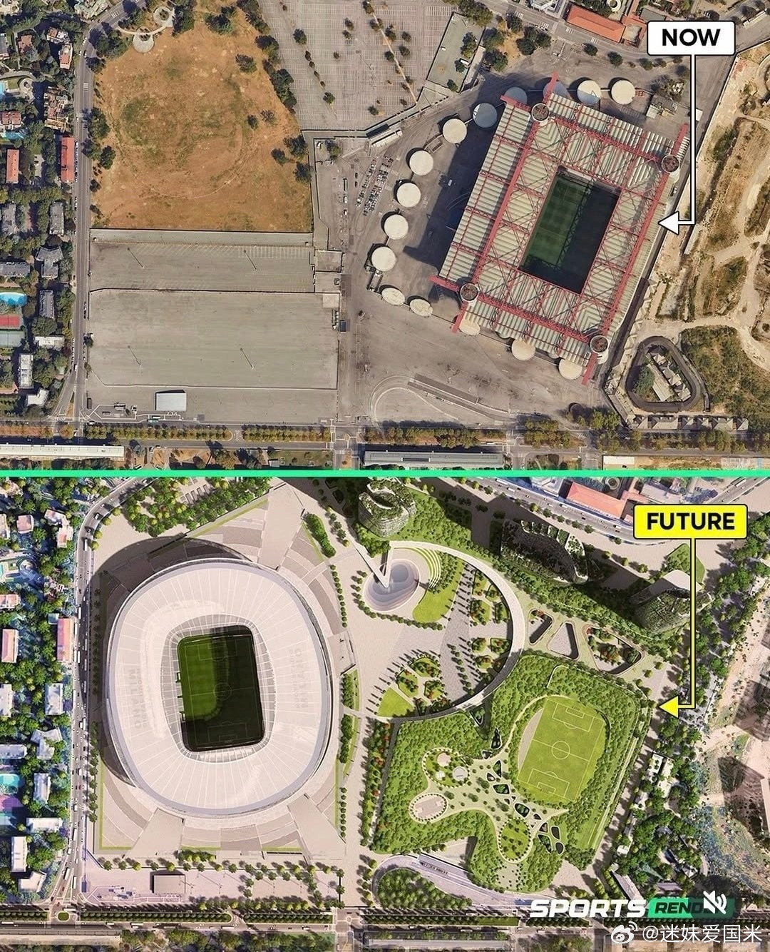 国际米兰和AC米兰的新球场可容纳71500人，由福斯特建筑事务所和MANICA设