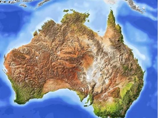 澳大利亚的遗憾：独占整个大陆，却因为太平坦，没有高山，形成不了大型河流。如果有一