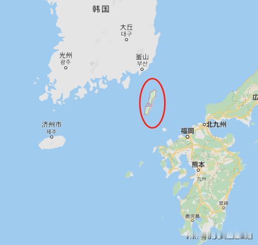 对马岛屿是日韩之间的重要岛屿！对马岛屿面积：629平方公里，不包含附近小岛。