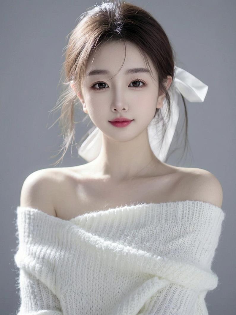 AI飘带甜美像 写真 ai 清纯甜美 今日分享