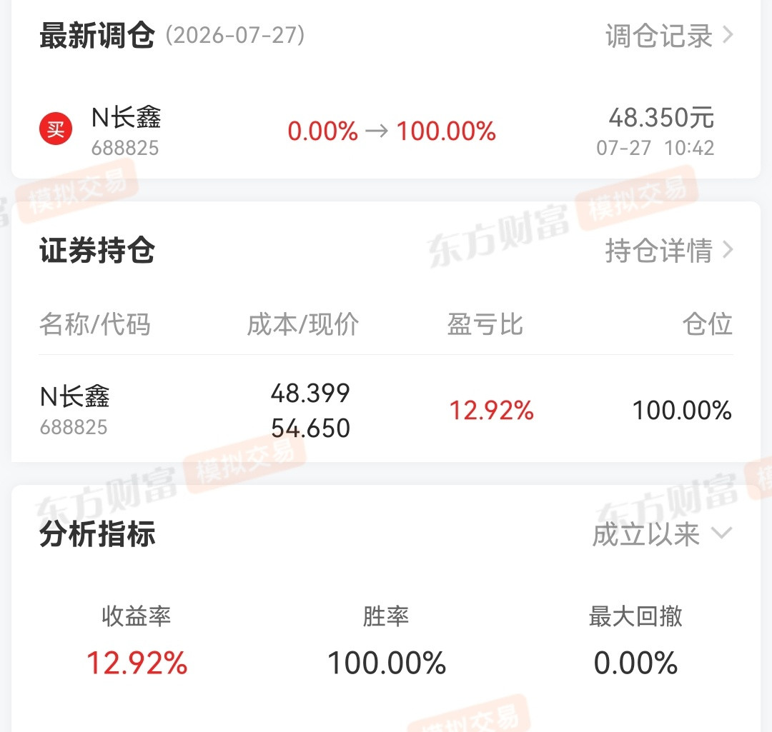 2026年7月27日泰来股市前瞻：长鑫科技今天上市开盘价49.5元，较发行价8