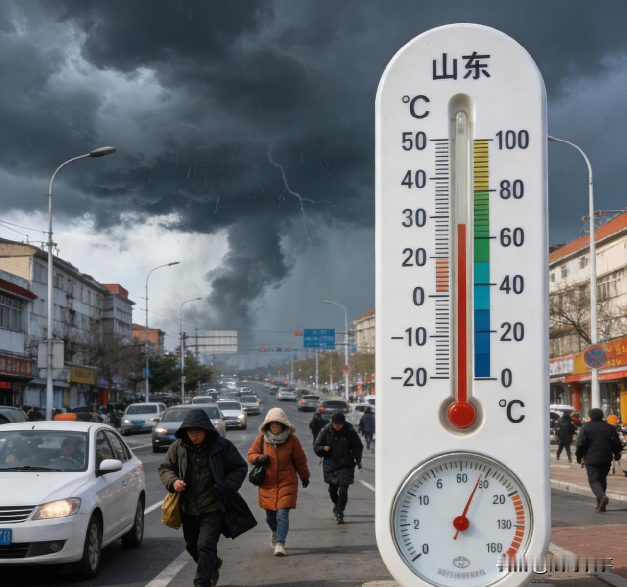 大降温！山东气温“狂飙”后明日骤降！17℃暖阳仅此一天，你的冬衣备好了吗？今