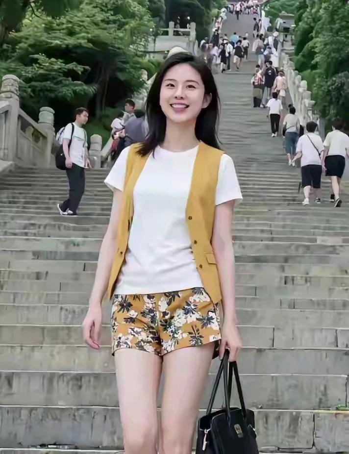 穿这裤子去爬泰山，回头率绝对是杠杠的。