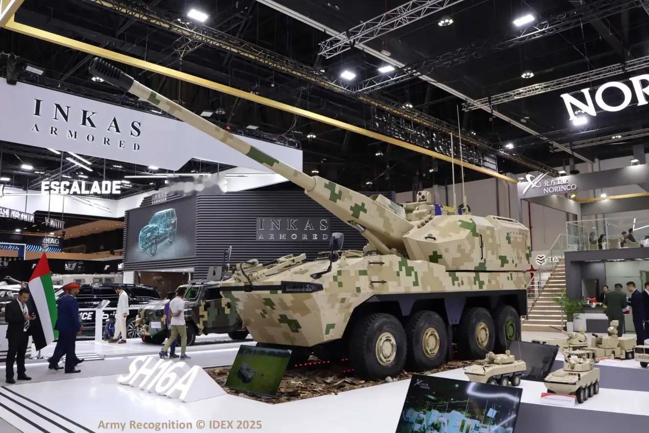 SH16A配全球首创激光点火，二人操作重新定义炮兵生死线。现代战场上反炮兵雷