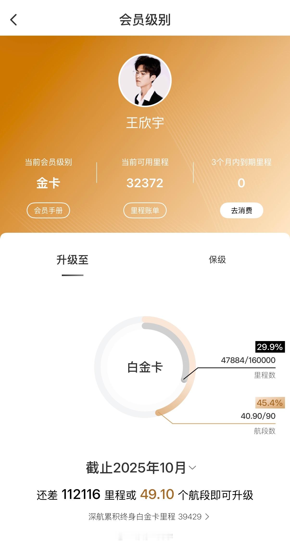 终于金卡了[哭哭][哭哭][哭哭]​​​