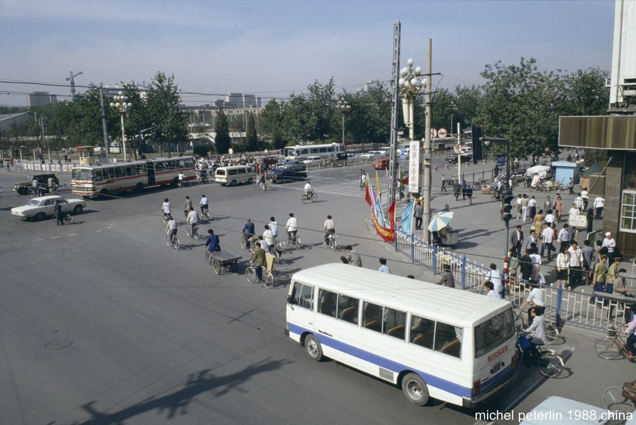 1988年北京老照片，时代的记忆，每一帧都是故事，摄影:Michel ...