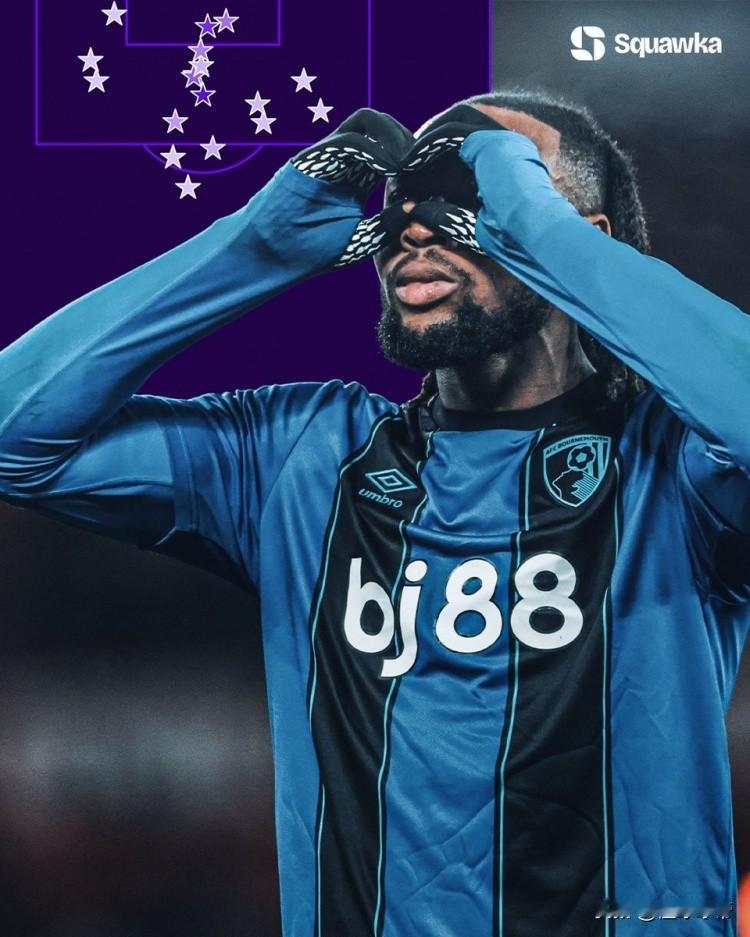 豪门球队望眼欲穿，伯恩茅斯边锋塞梅尼奥双脚进球相当均衡!懂球的都知道，在足坛