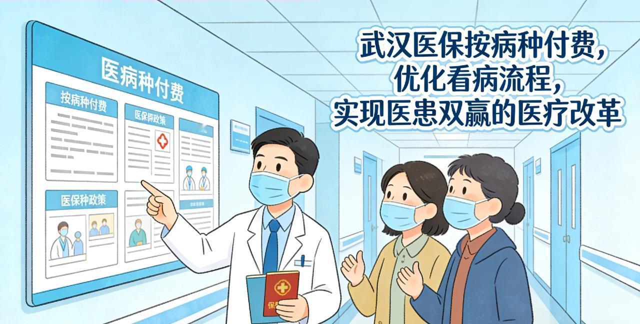 武汉医保按病种付费，看病真的变快了！今天刷到武汉医保按病种付费的新闻，有点
