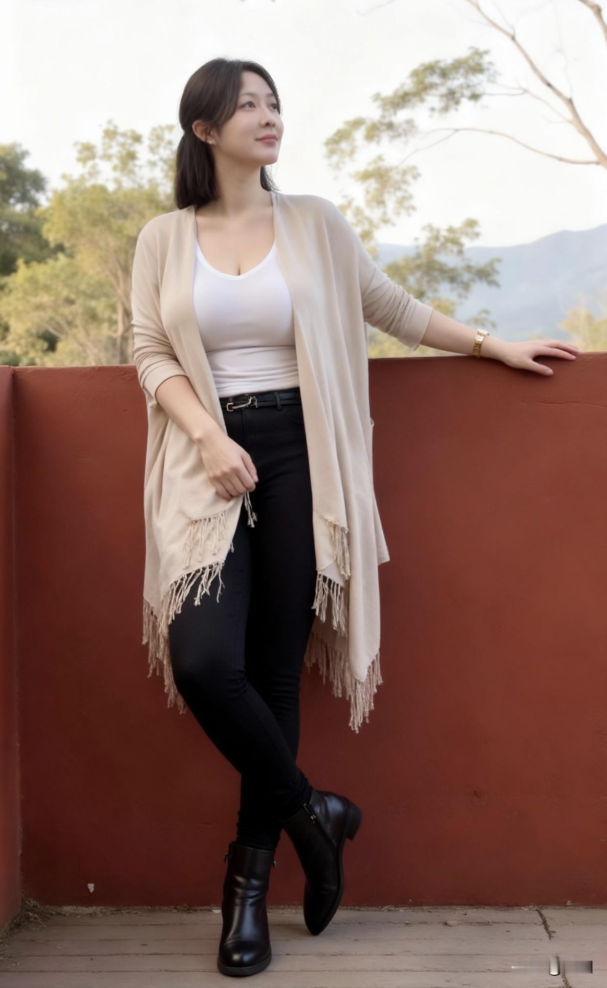 你认为什么样的中年女性最有魅力能包容他人的中年女性，人际关系和谐。