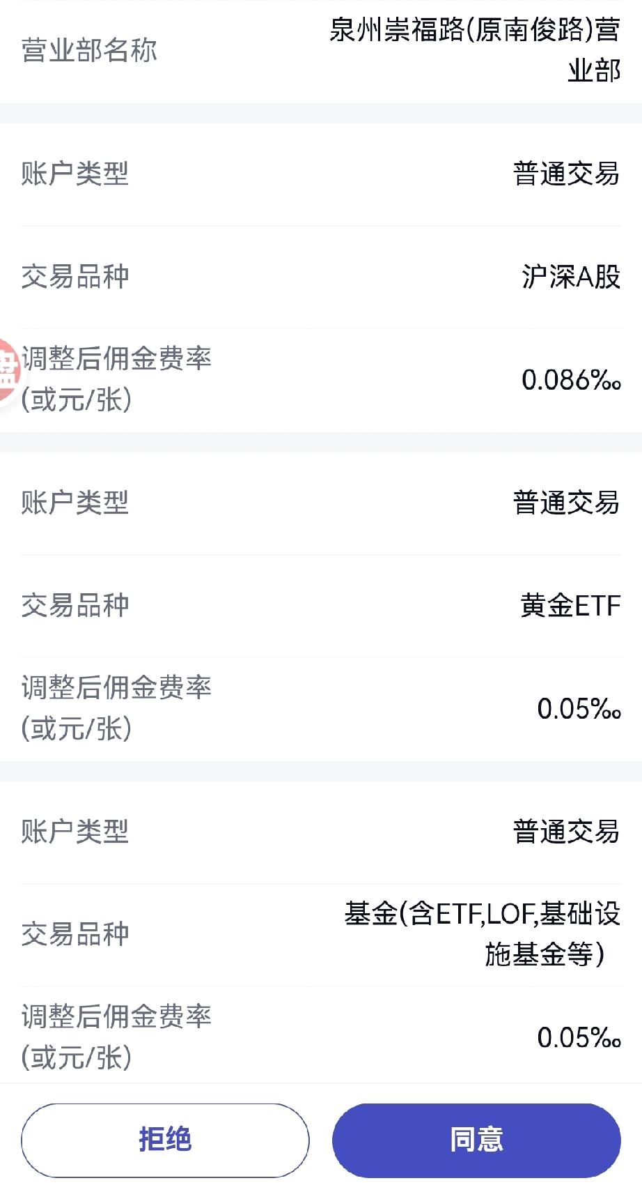 中国银河证券的账户在网上开通很久了，但之前开通的时候是万2.5太贵了，一直没用，