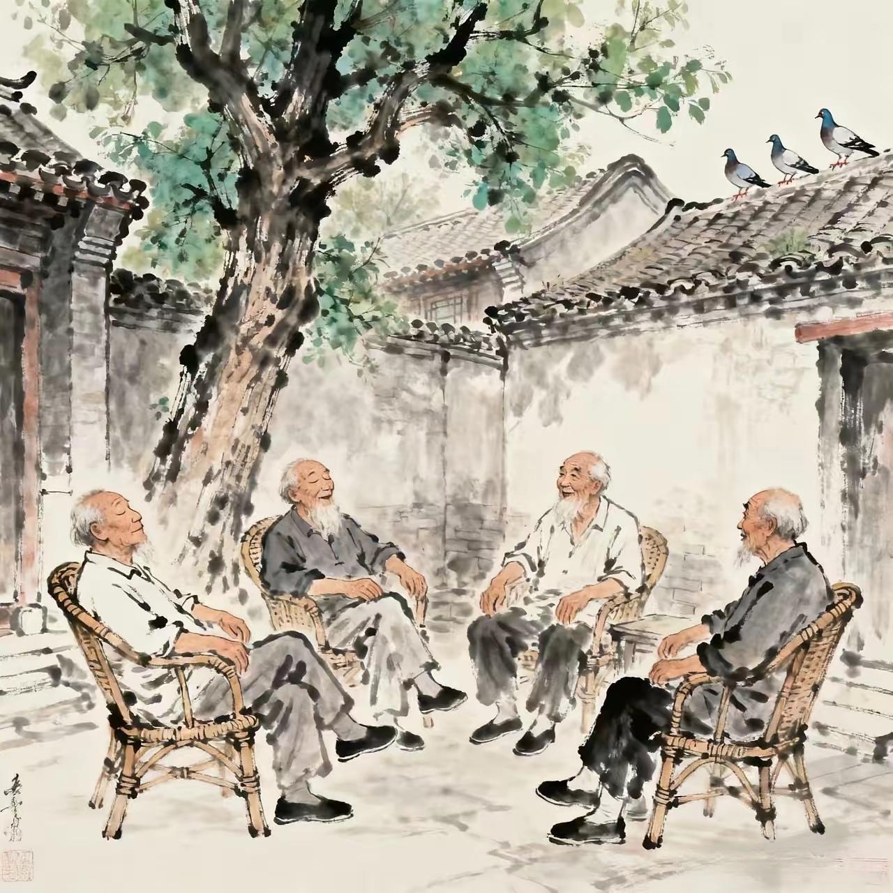 就这个场景，不知道农村出身的伙伴们多久没看过了？小时候，老家的路还是土路，就是