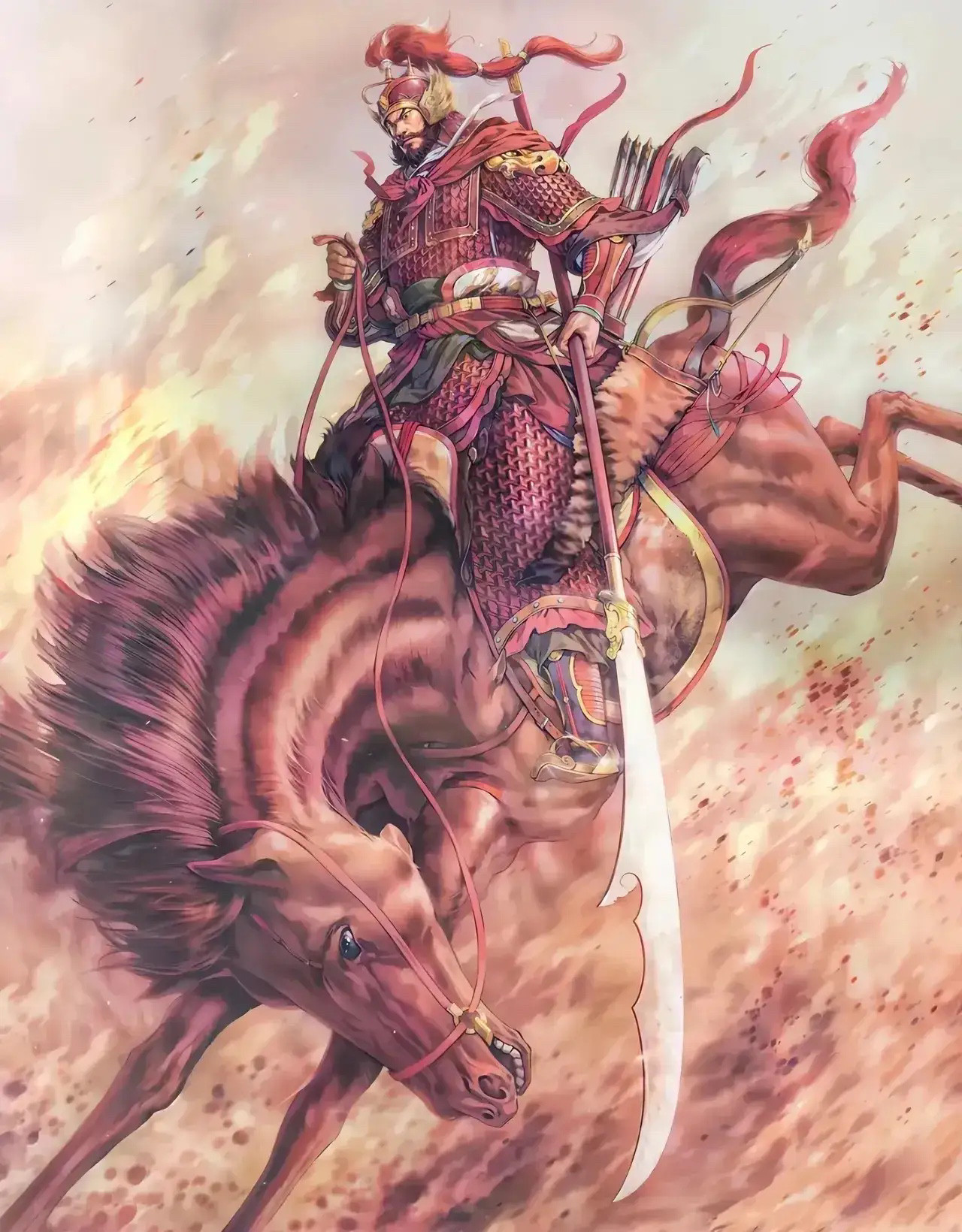 大唐名将、荡平安史之乱的先锋、胡人称之为神通大将、陌刀将、唐军第一悍将：1.陕西京兆高陵人，身高七尺