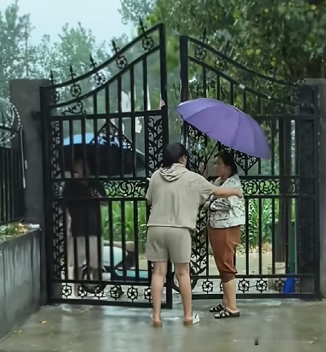 小故事！这天李家在直播间，正在直播带货中，突然下起了瓢泼大雨，这大