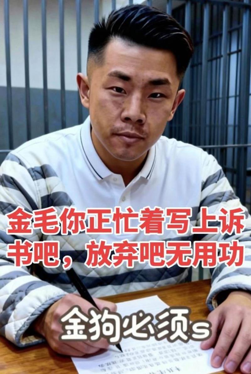 对金毛来说。或许瑶瑶压根不算什么！死刑判了，他还在写上诉书。金毛怎么敢的