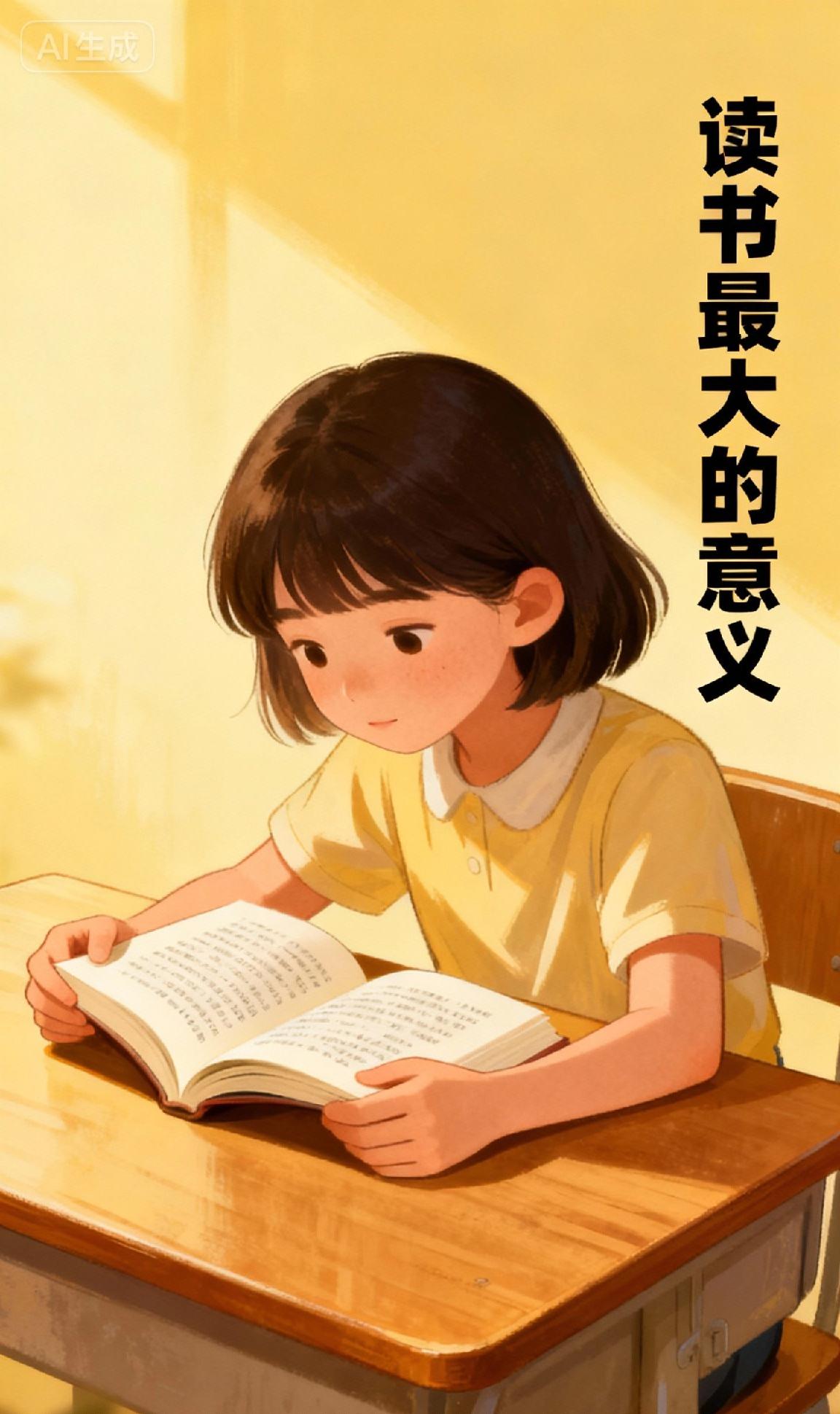 读书的意义从来不是眼前的金钱而是潜移默化的影响。身边总有人说读书没啥用