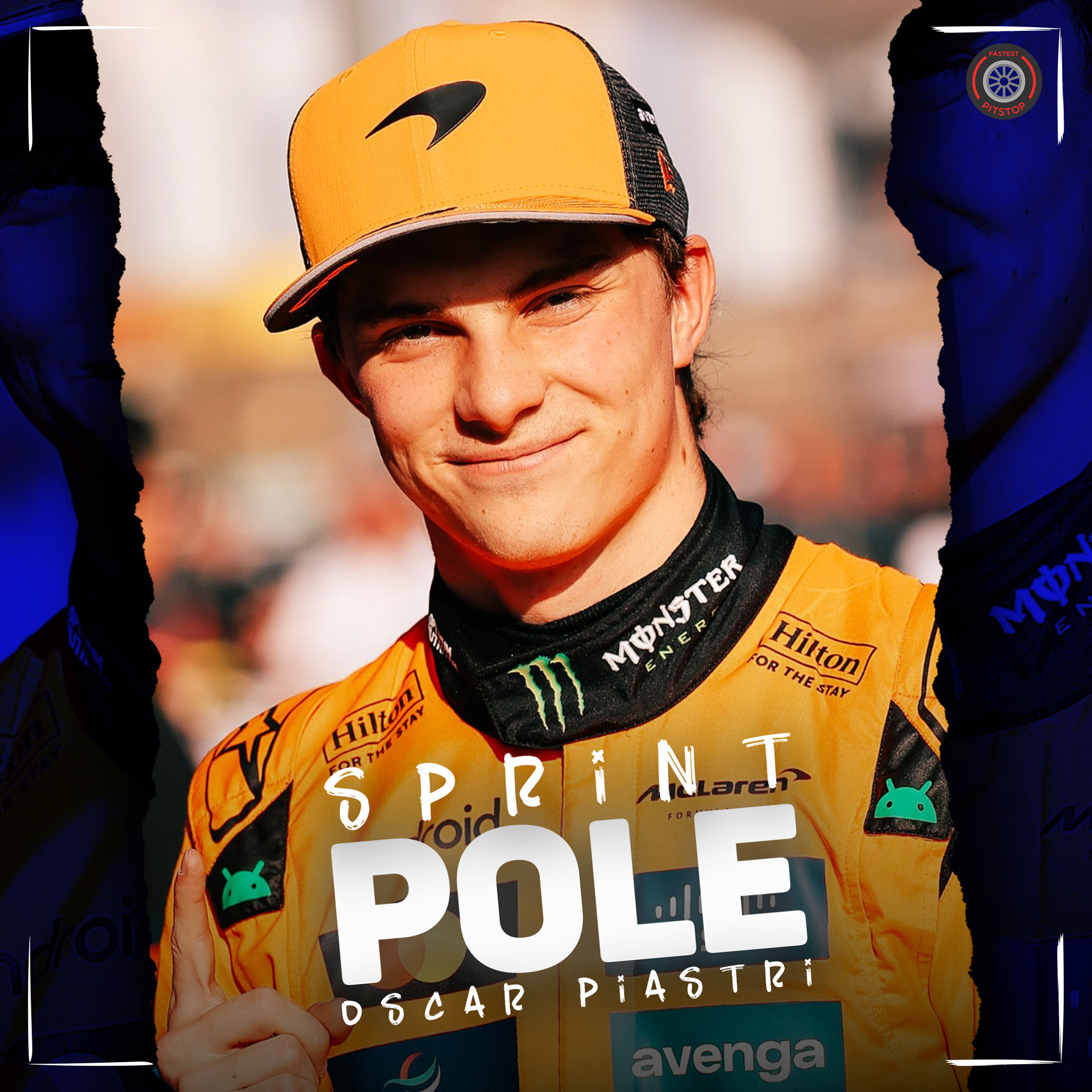 2025赛季冲刺赛杆位分布，仅有皮亚斯特里多次夺杆皮亚斯特里2汉密尔顿1安东