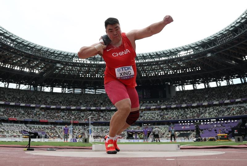 单场三破全国纪录！邢家梁20.95米封神，中国男铅终于捅破窗户纸在体育的赛场上
