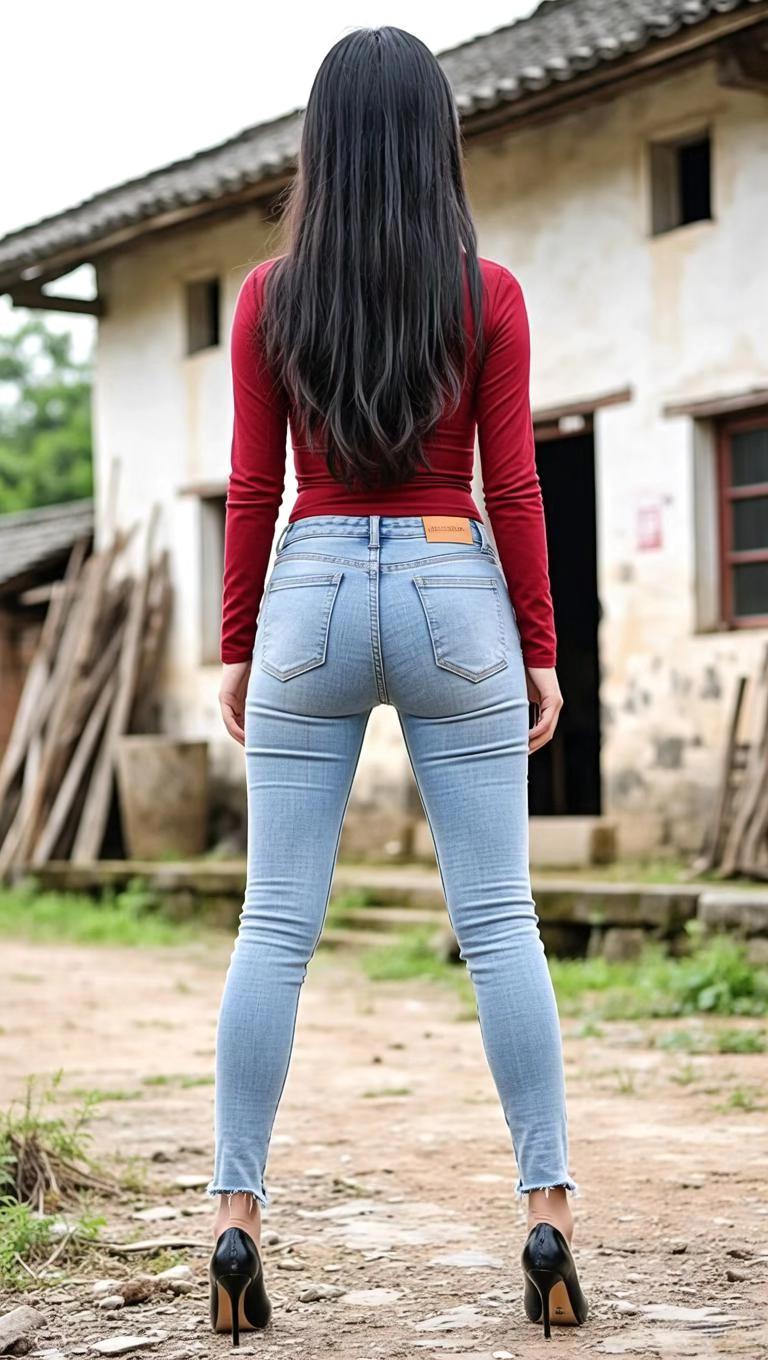 翘臀美臀 背影小姐姐 牛仔裤女神 牛仔裤 好身材好气质