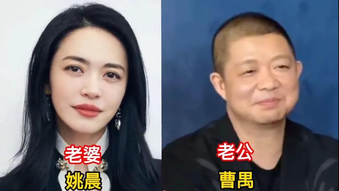 姚晨夫妻俩。林青霞夫妻俩。杨澜夫妻俩。朱茵夫妻俩。邱淑贞夫妻俩。李嘉欣