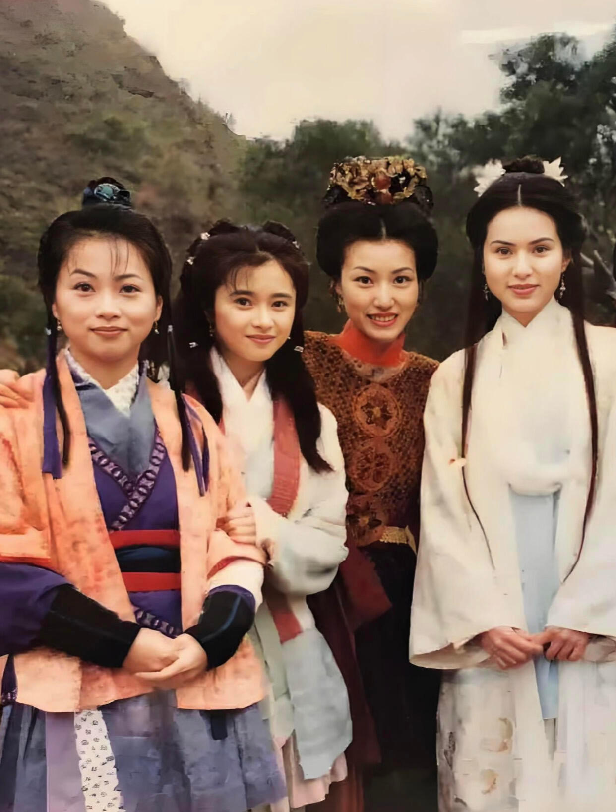 天龙八部四美王语嫣钟灵阿紫西夏公主​​​