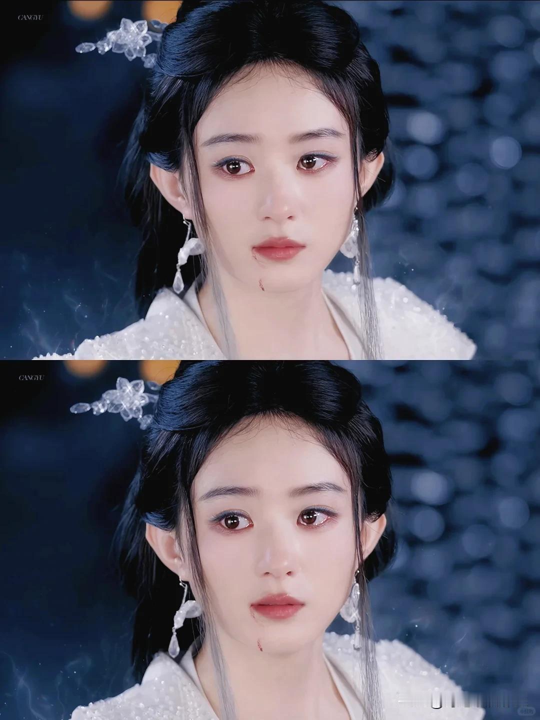 《逍遥》赵丽颖是反派吗？穿白衣服的反派[呲牙笑]没想到第一个先出现的竟然是赵丽