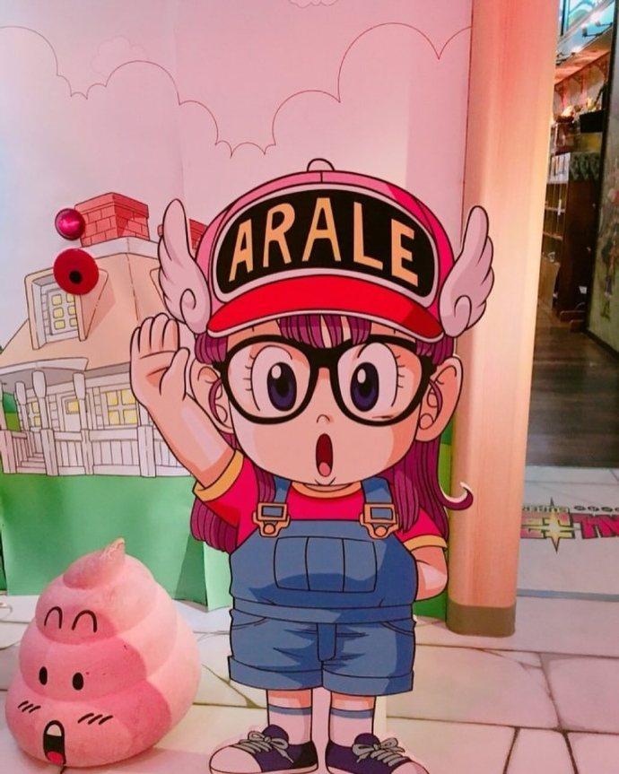 韩国蔡侑玎cos动漫人物阿拉蕾，球友：神还原