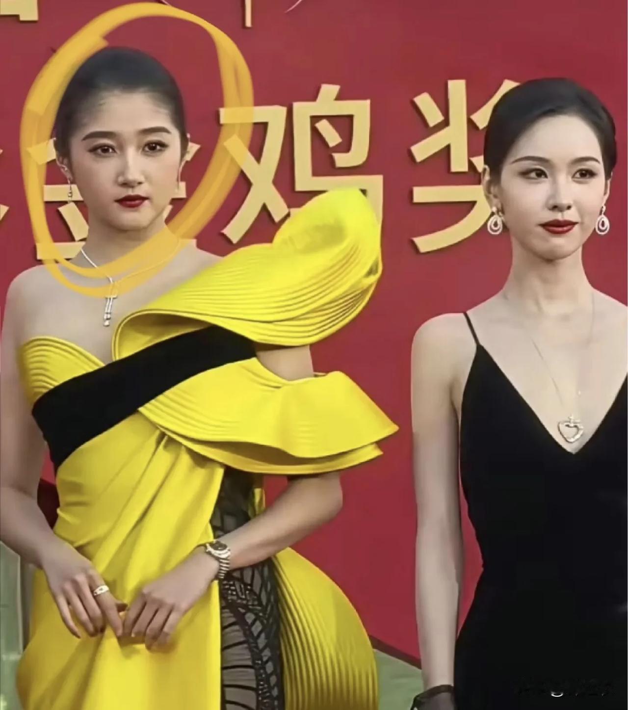 关晓彤红毯上的穿搭妆容，怎么有时候好看有时候又很不好看。有网友说，我怀疑关晓