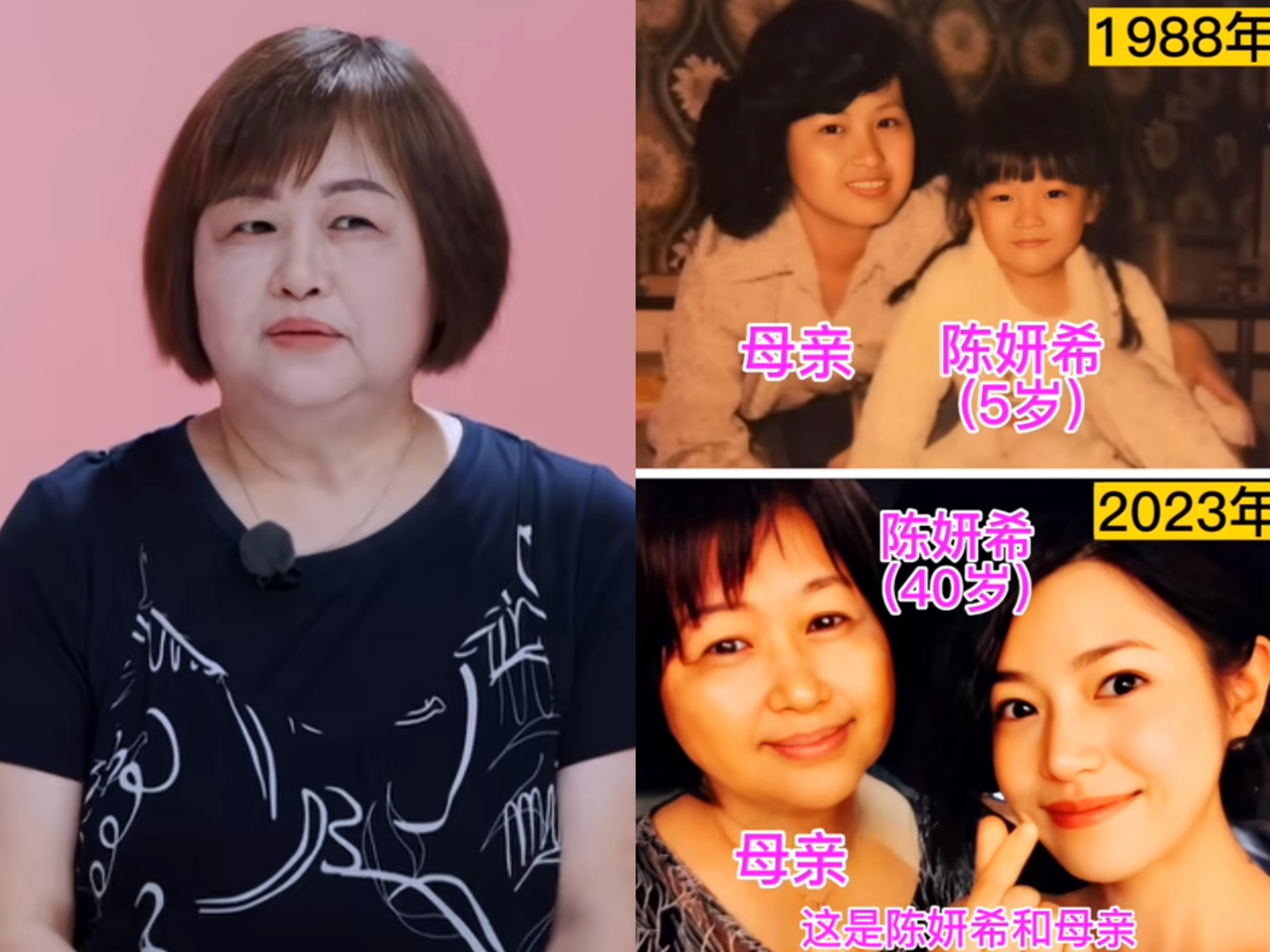 陈妍希妈妈说，希望女儿下一段感情里的那个人，不要又高又帅。但是妈妈还补了一句，只要她高兴就行。不得不