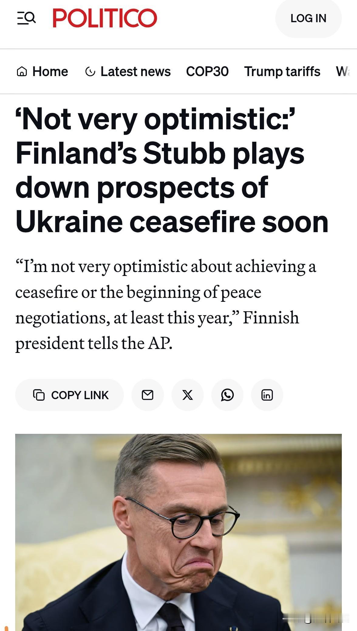 芬兰总统斯塔布这历史是跟体育老师学的吧，为什么欧洲总能选出一堆春虫人？斯塔