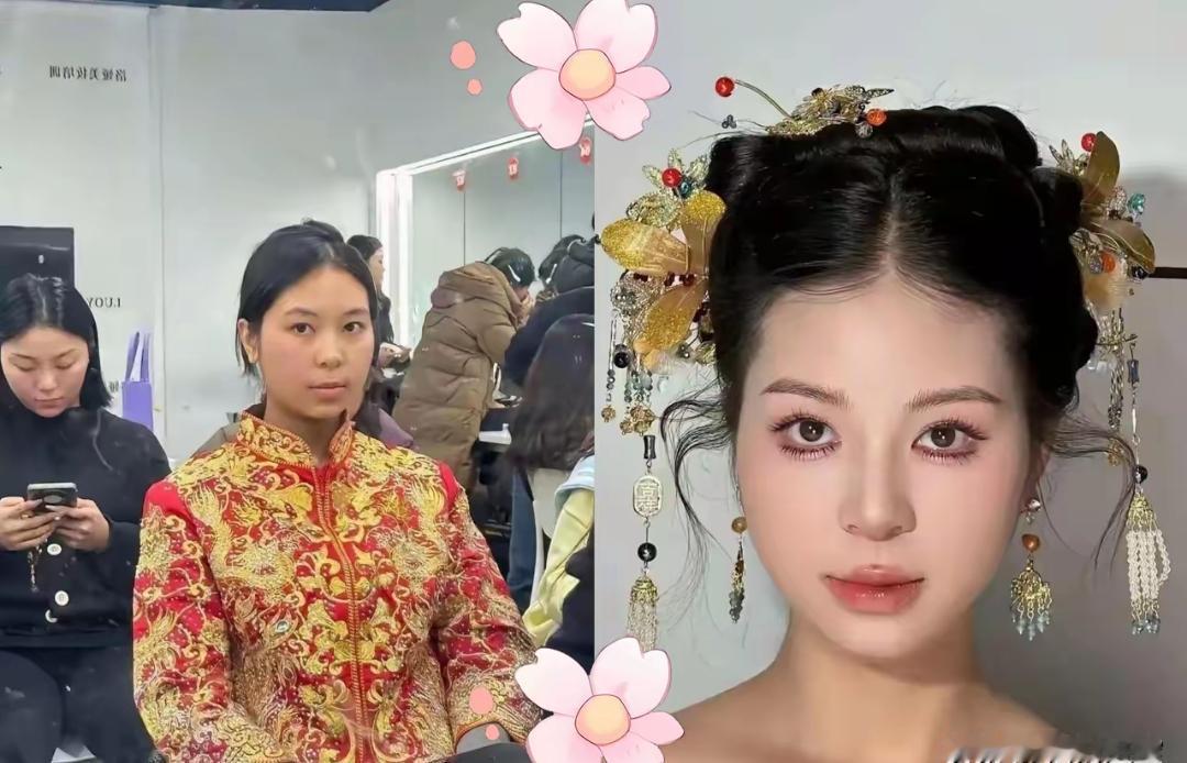 湖南一姑娘马上要结婚，准新郎把她送到县城化妆，因为化妆要挺久，他就溜达到隔壁喝了