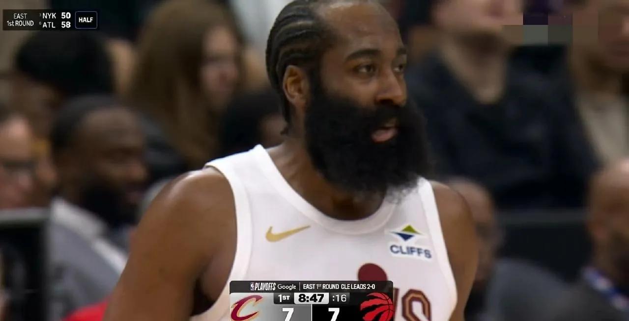 G3战报｜哈登8失误甩锅猛龙防守！球迷炸锅：这嘴硬程度比比分还离谱骑士客场