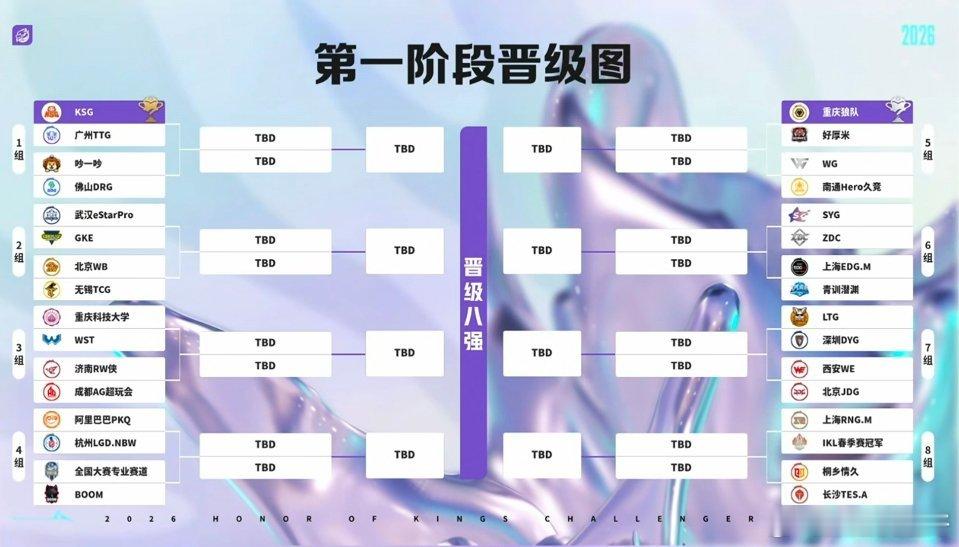 2026王者挑杯抽签仪式JDG对阵WEKSG对阵TTG宗师队打hero