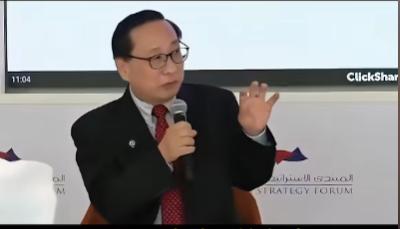 高志凯又出招了。这回是在BBC的直播画面里，他反问美国议员：“你们执意卖武器给台