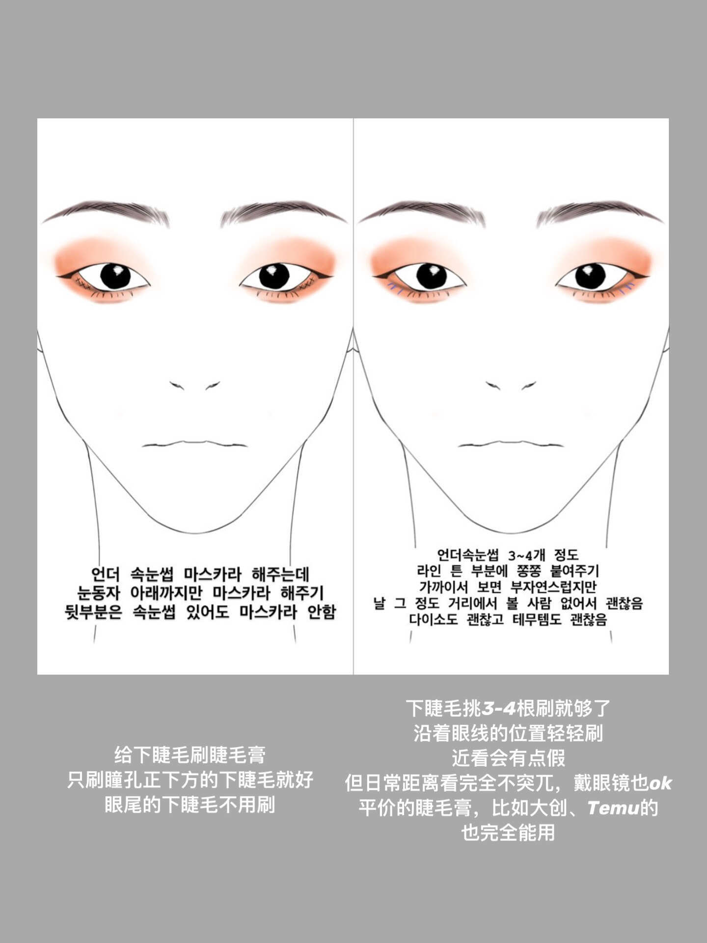 肿泡眼必吃榜！！🇰🇷韩女眼妆教程（超详版