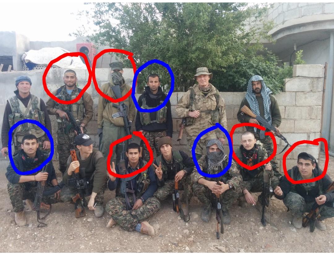 英国库尔德武装“人民保护部队”（YPG）老兵马瑟·吉福德分享了一张2015年叙利