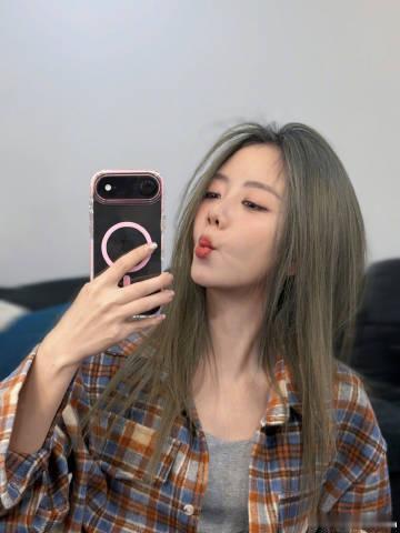 谭松韵限定绿发