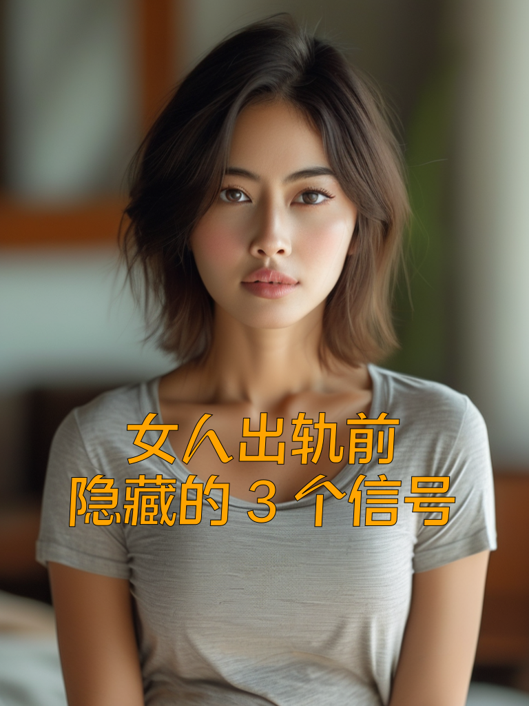 女人出轨前，隐藏的3个信号