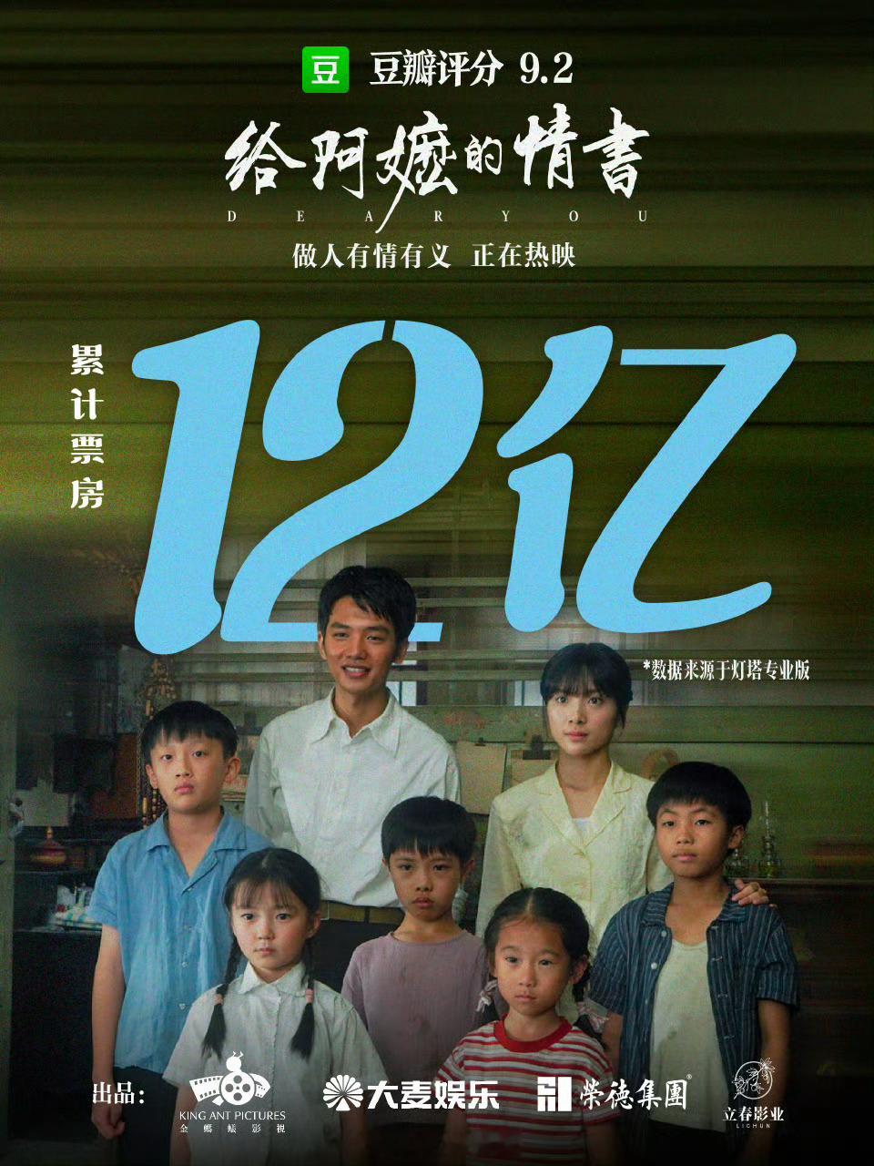 给阿嬷的情书票房破12亿无明星、小成本的潮汕方言片，靠真挚故事逆袭！藏在侨批里的