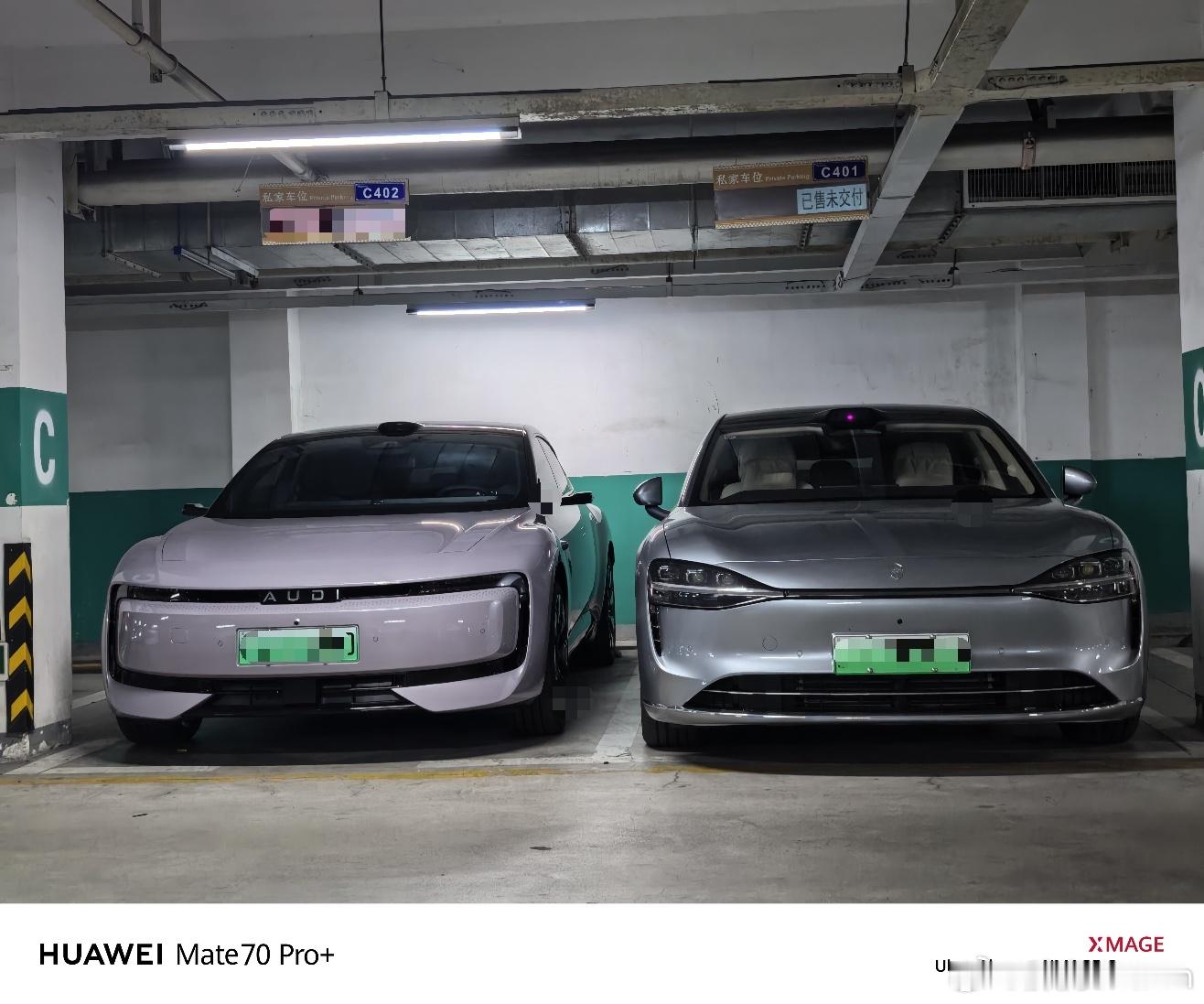 今儿回家，看见邻居新提了台E5，特意停在旁边对比了一下，S9T真大啊E5这个实车