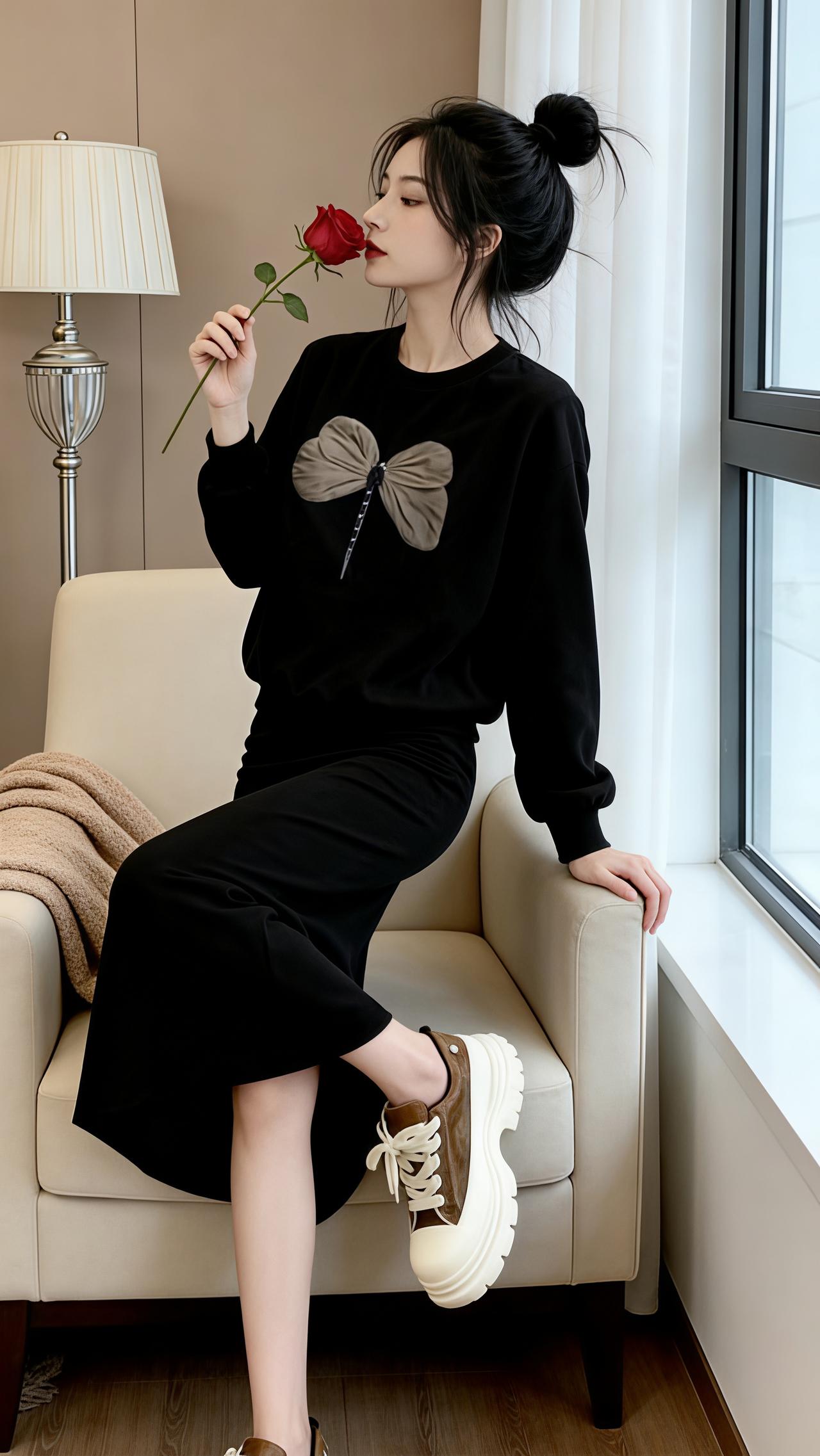 裙装穿搭穿搭女装穿搭减龄气质两件套