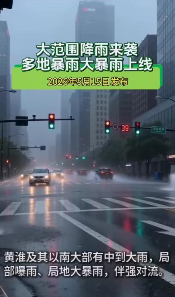 中东部大范围降雨，防汛不能总靠"提醒"15-19日中东部大范围降雨。每年入汛，