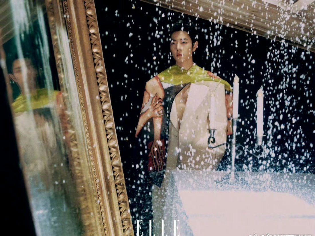 肖战新杂志漏胸肌了他为了工作演绎就会，但无时无刻不防我们，只能靠自己去找华点不