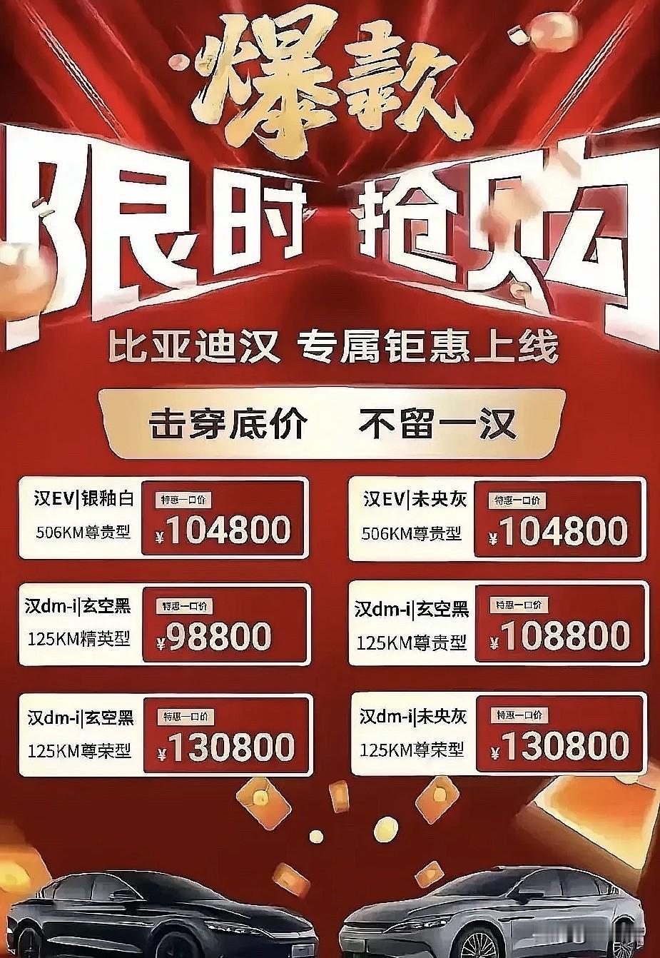 让雅阁怎么活，让帕萨特迈腾怎么活，让凯美瑞怎么活！3年前21万买汉Dmi的车