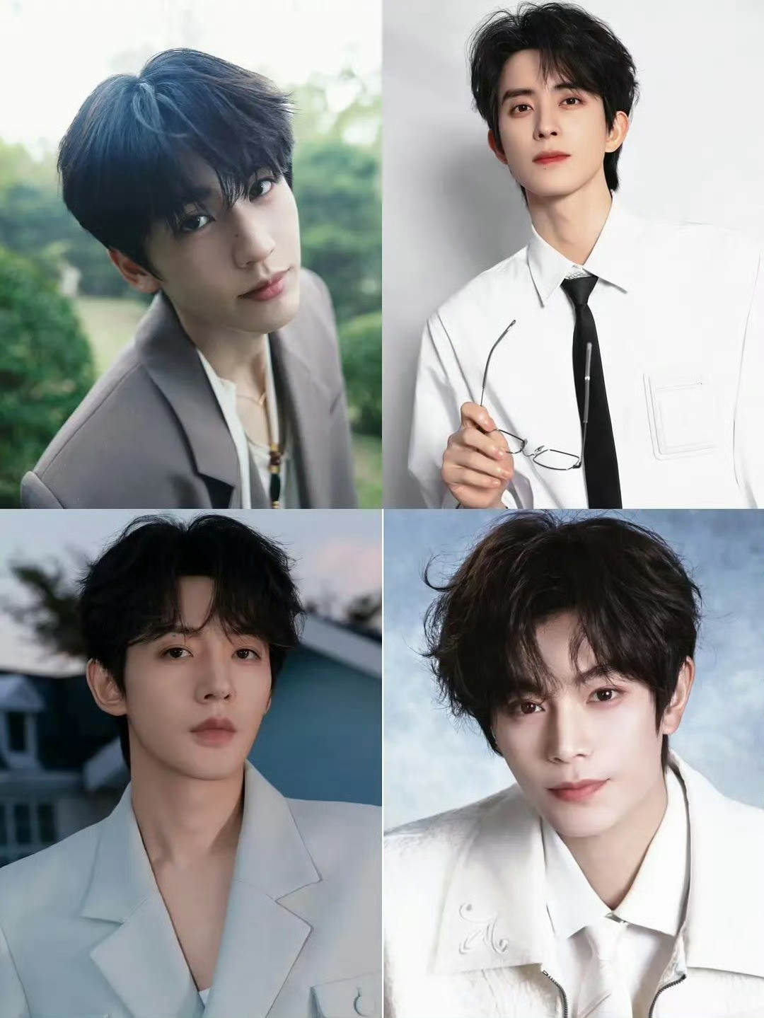 🍉95生四帅来了，你看好谁？张凌赫敖瑞鹏邓为丁禹兮