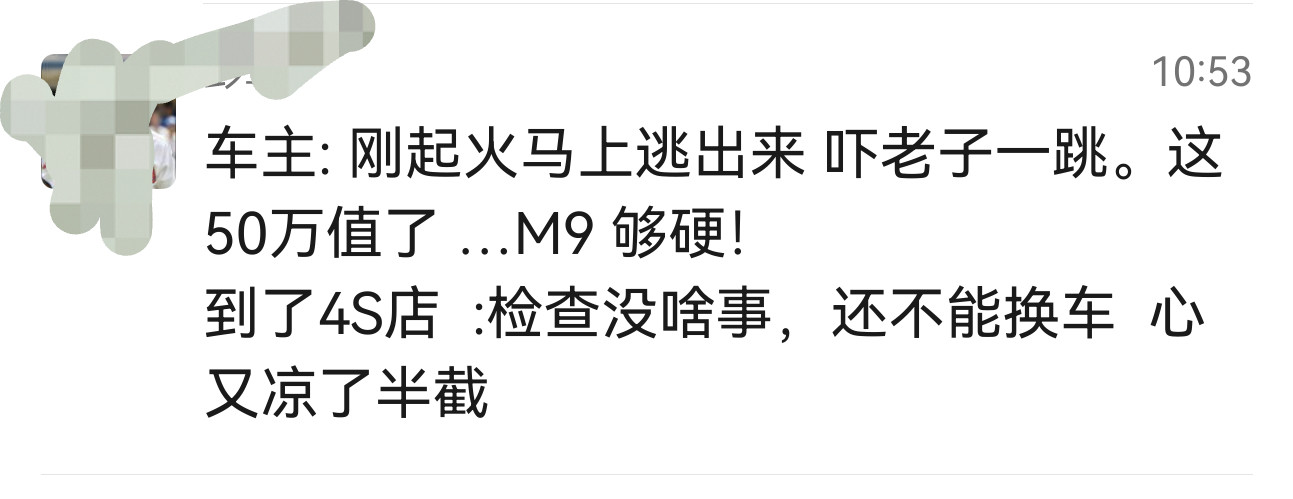 问界m9的电池安全确实够离谱的，就这都没自燃