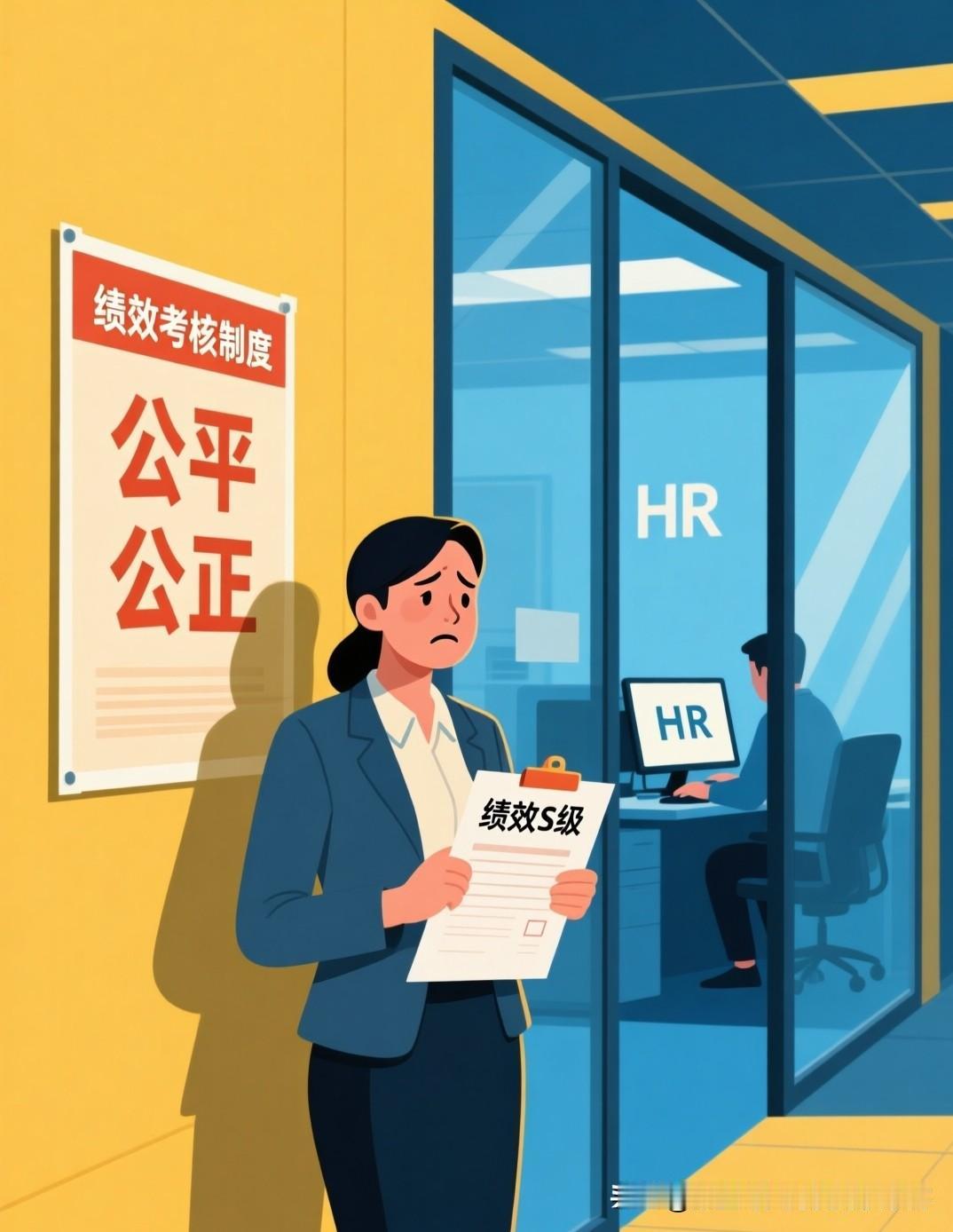 绩效评S被驳回，这波操作我太熟了！朋友2025年绩效，直属领导点头，大领导也通过