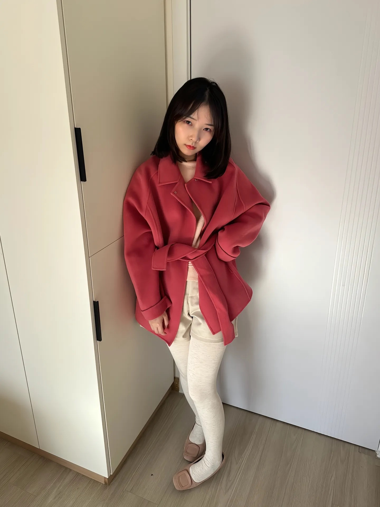 粉粉的入冬啦～期待玫红色大衣能给这个冬天带来好运～